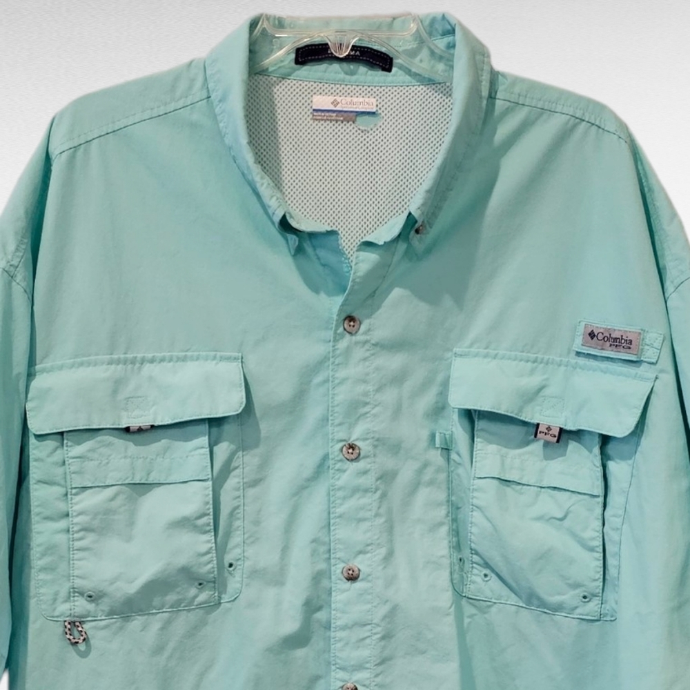 Columbia PFG Bahama Men's Big & Tall Shirt - Picture 2 of 9